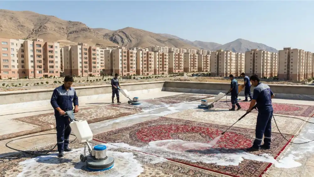 قالیشویی در فاز ۴