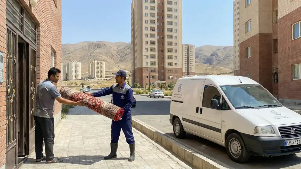 قالیشویی در فاز ۸